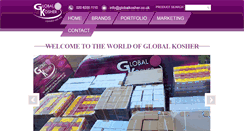 Desktop Screenshot of globalkosher.co.uk