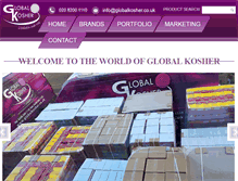 Tablet Screenshot of globalkosher.co.uk